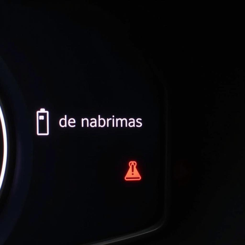 Ioniq 5 Battery Discharge Warning Dashboard Display