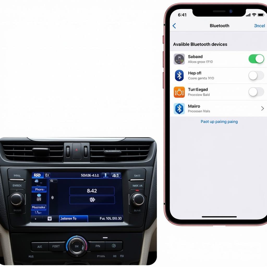 iPhone Car Bluetooth Pairing Process