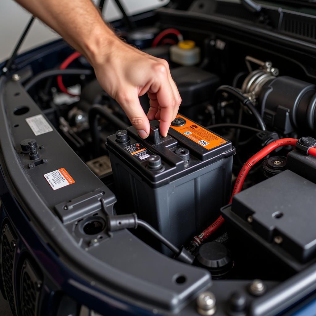 Replacing a Jeep Battery