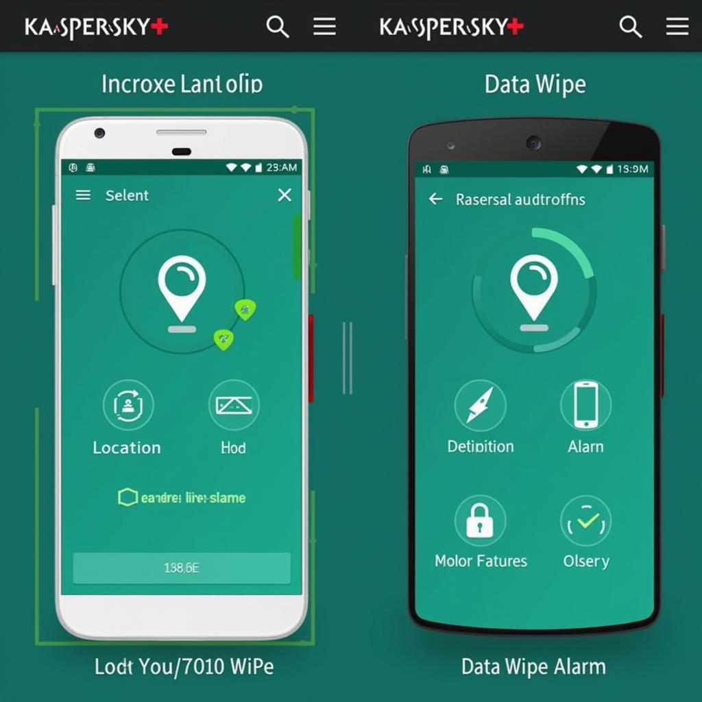 Kaspersky Anti-Theft Interface