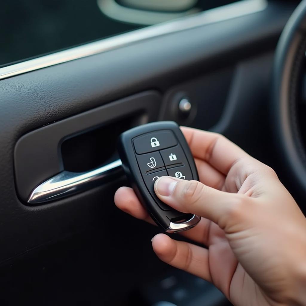 Key Fob and Car Door Lock