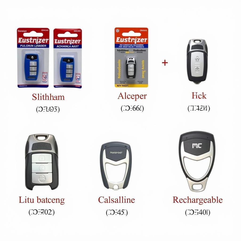 Different Types of Key Fob Batteries