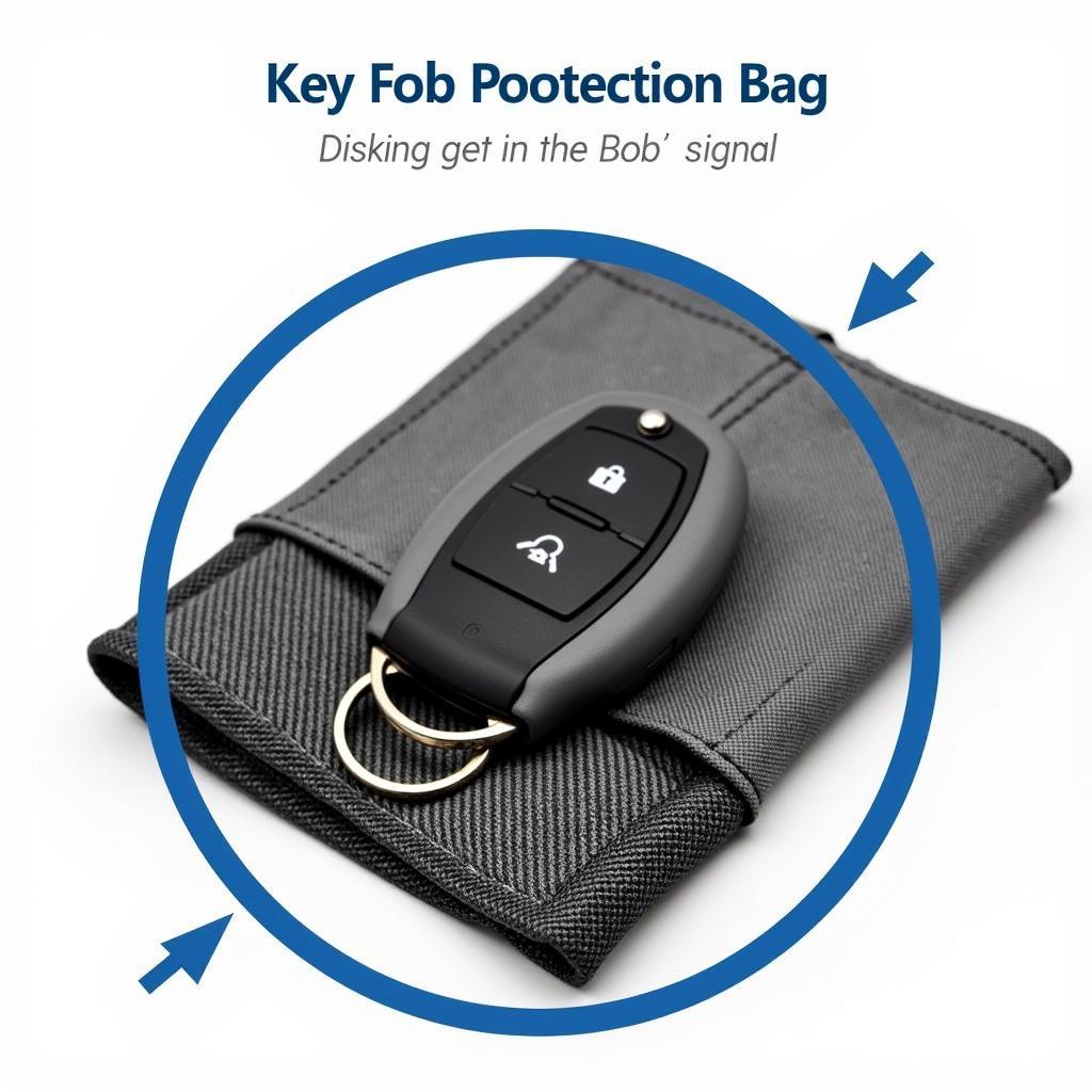 Key Fob Inside Protection Bag