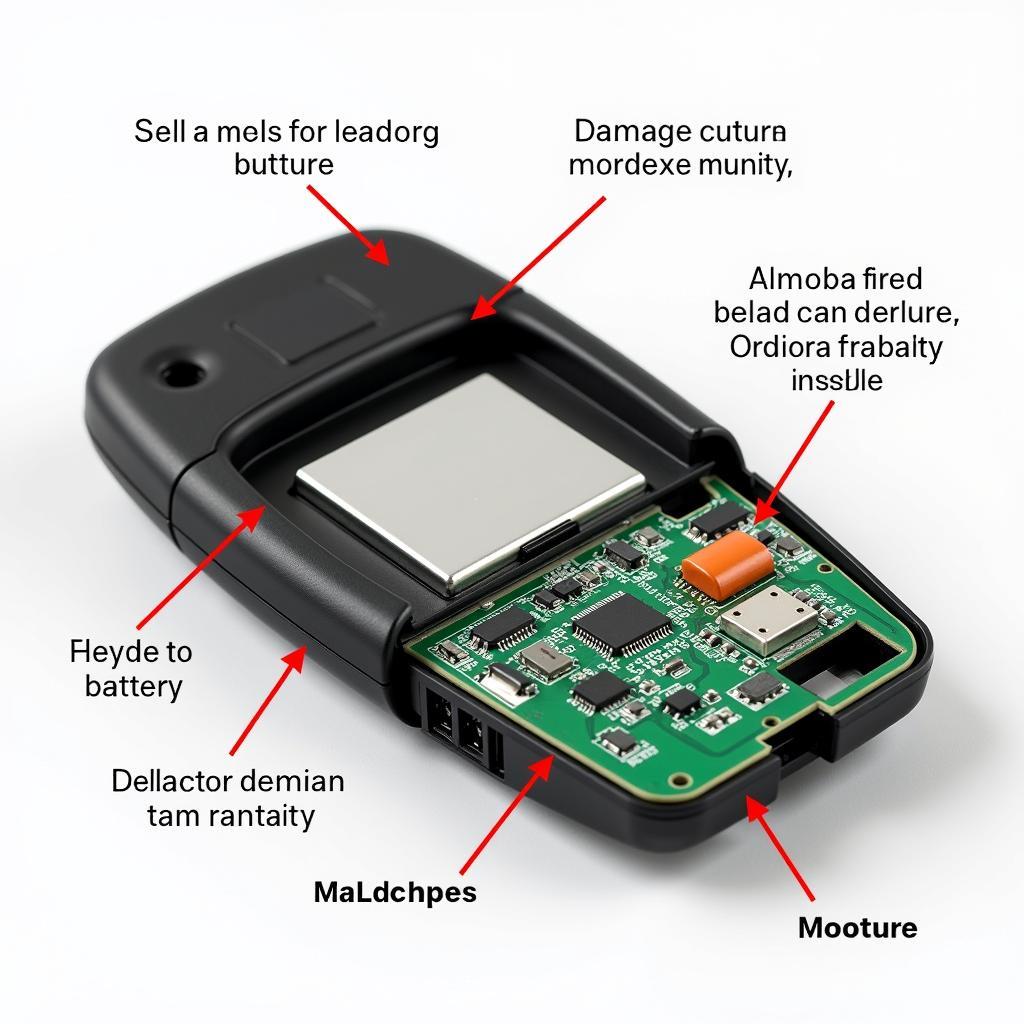 Internal Components of a Key Fob