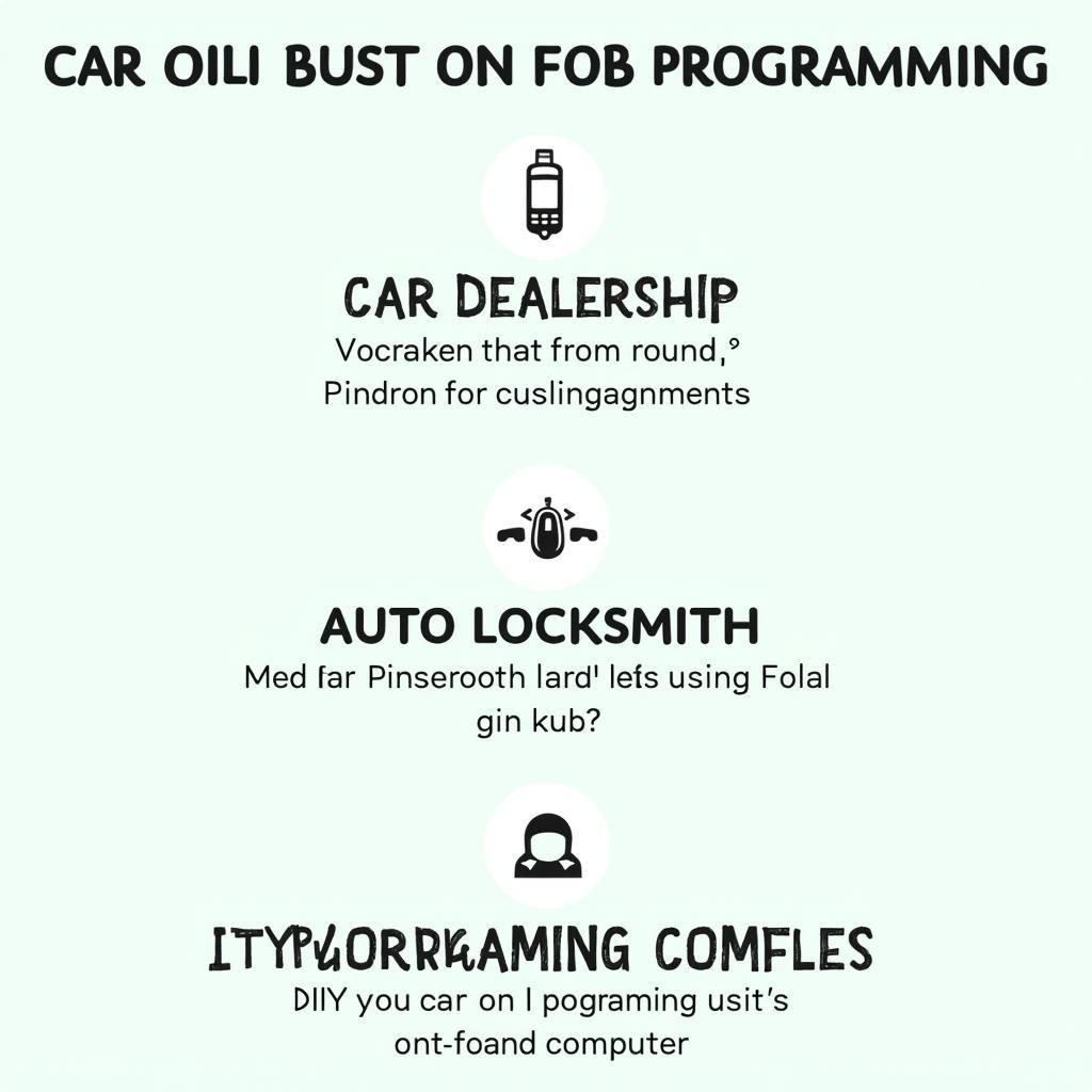 Key Fob Programming Options