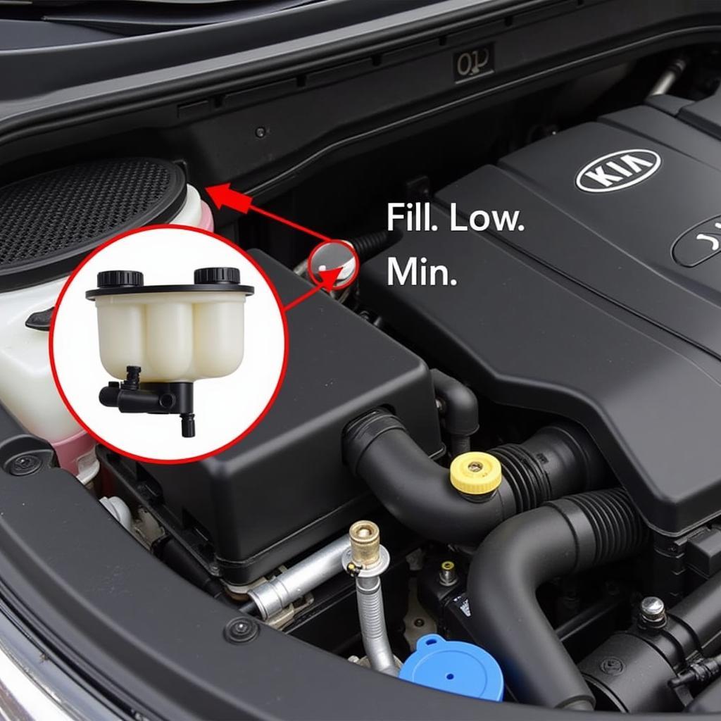 Kia Optima Brake Fluid Reservoir