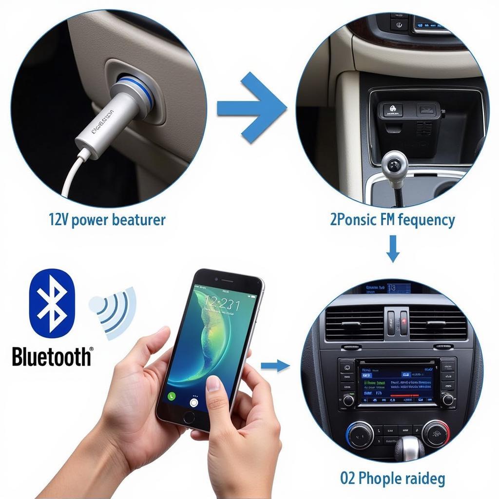 Setting up an ldesign Bluetooth FM Transmitter in a Car