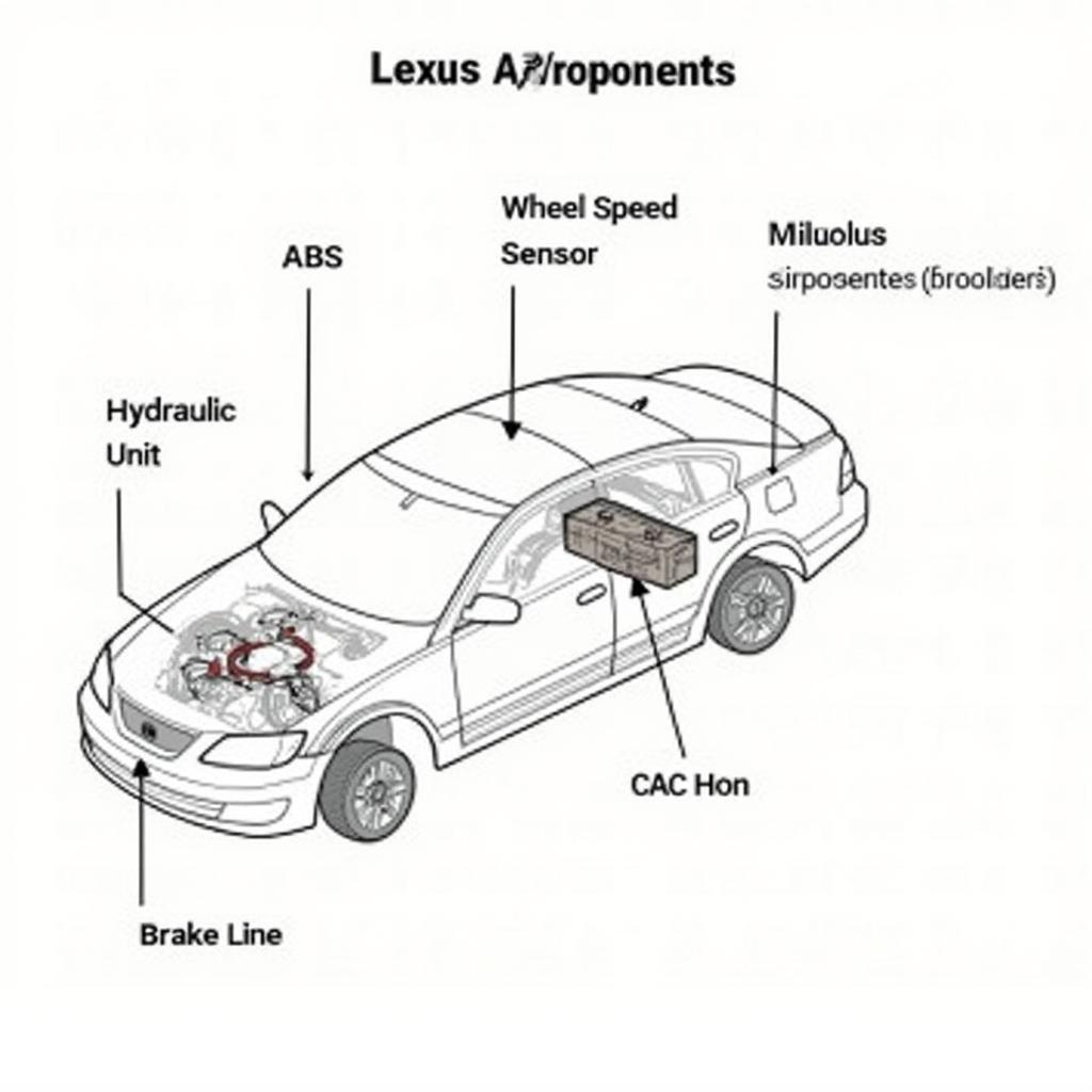 Lexus ABS Brake System Components