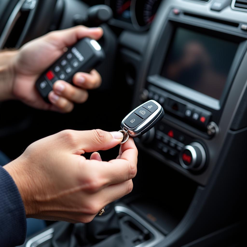 Locksmith Programming a Key Fob