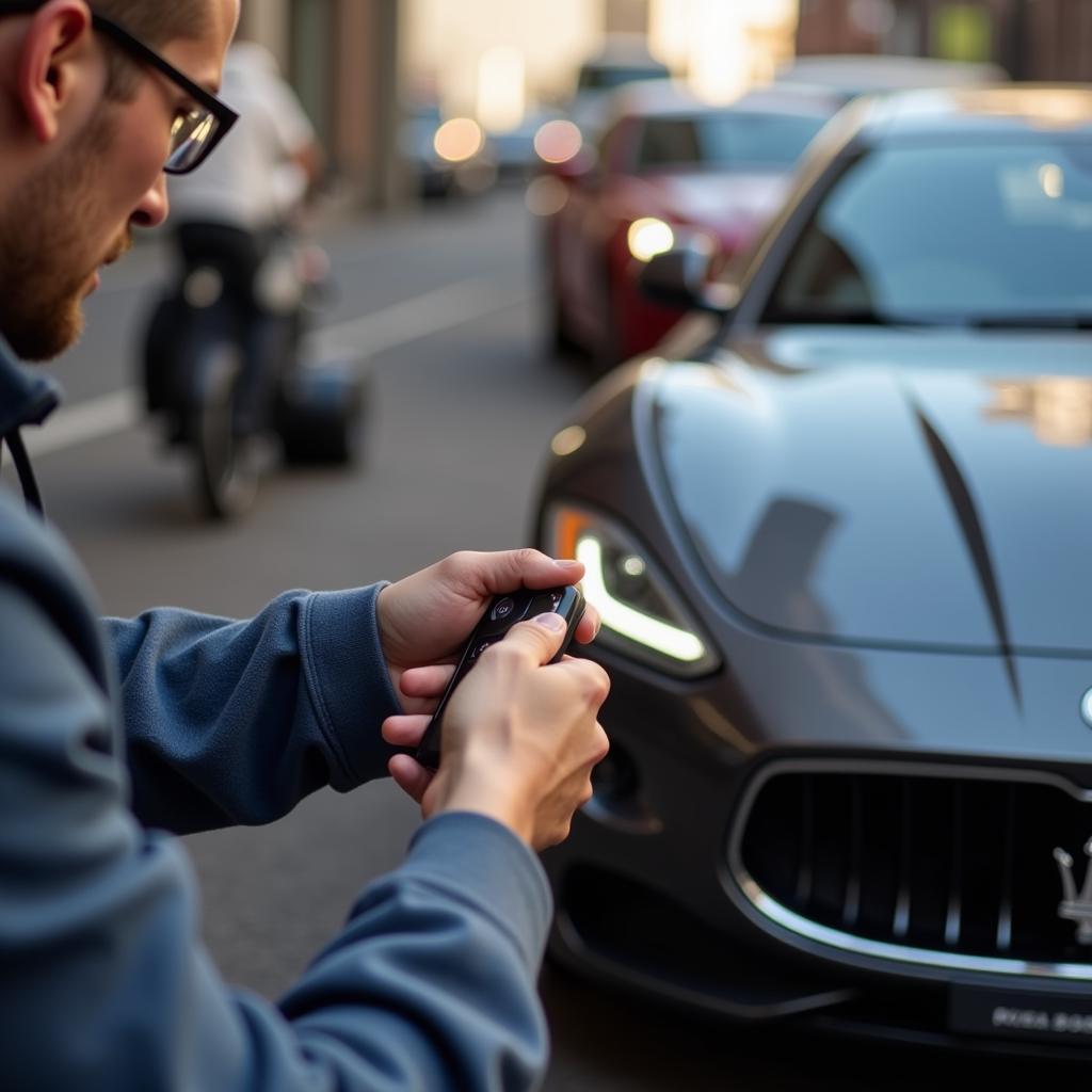 Maserati Key Fob Low Battery Range