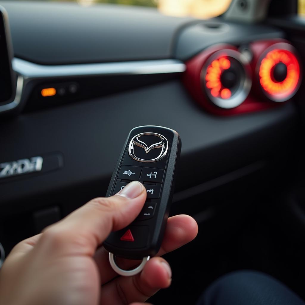 Mazda key fob working perfectly after battery replacement