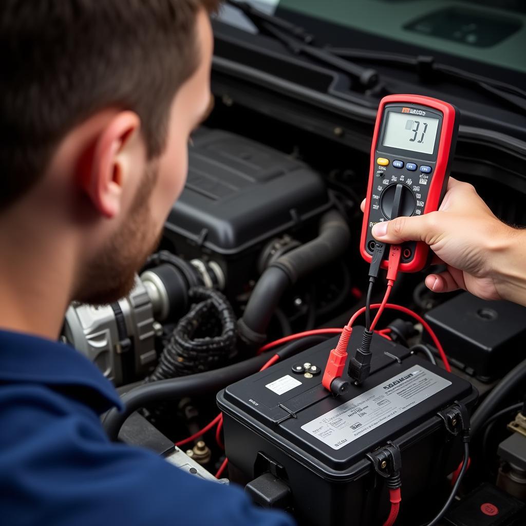 Testing a Car Alternator with a Multimeter