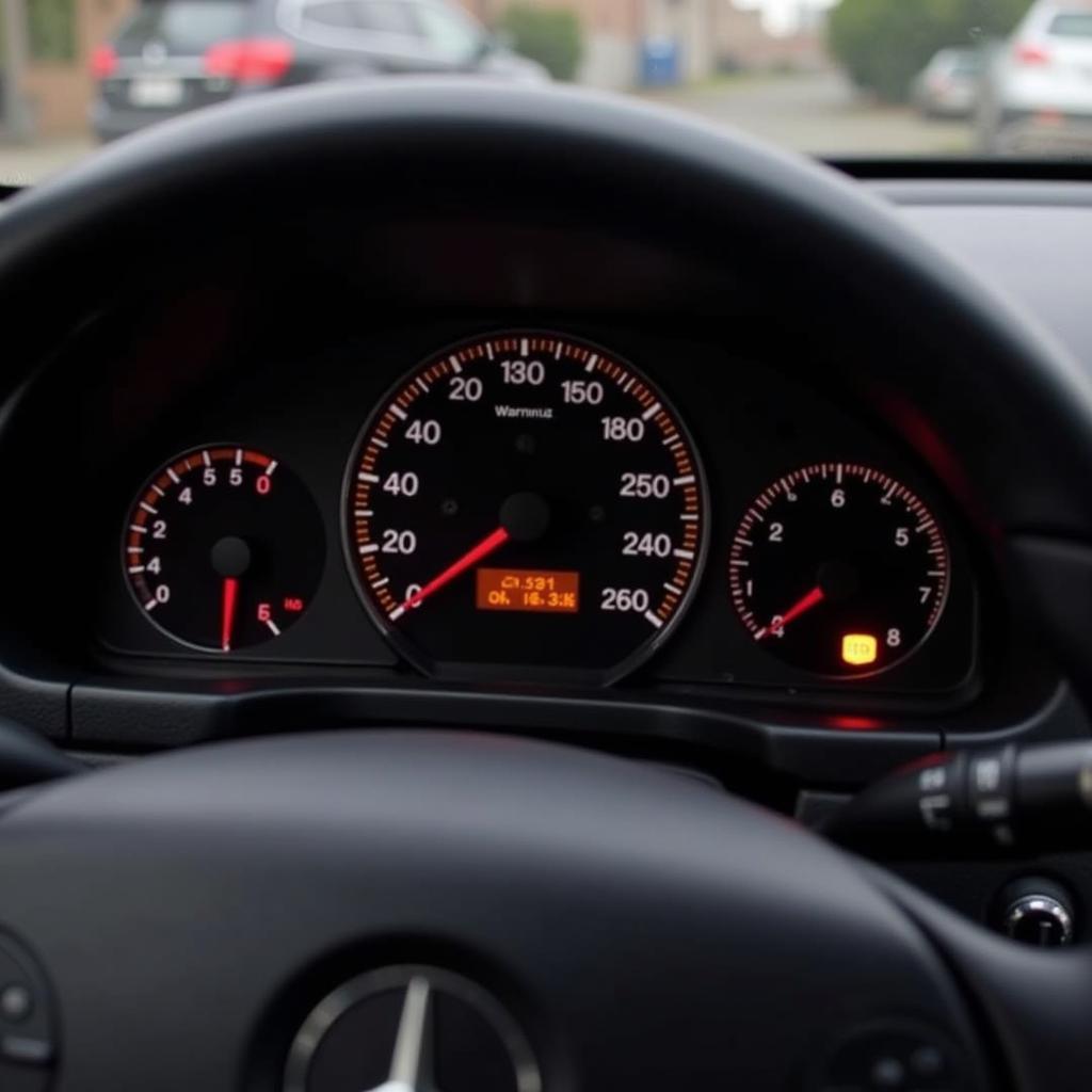 Mercedes E320 Brake Warning Light on Dashboard