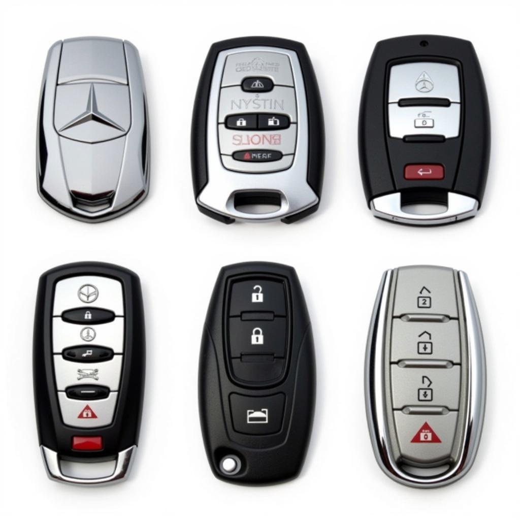 Different Types of Mercedes Key Fobs