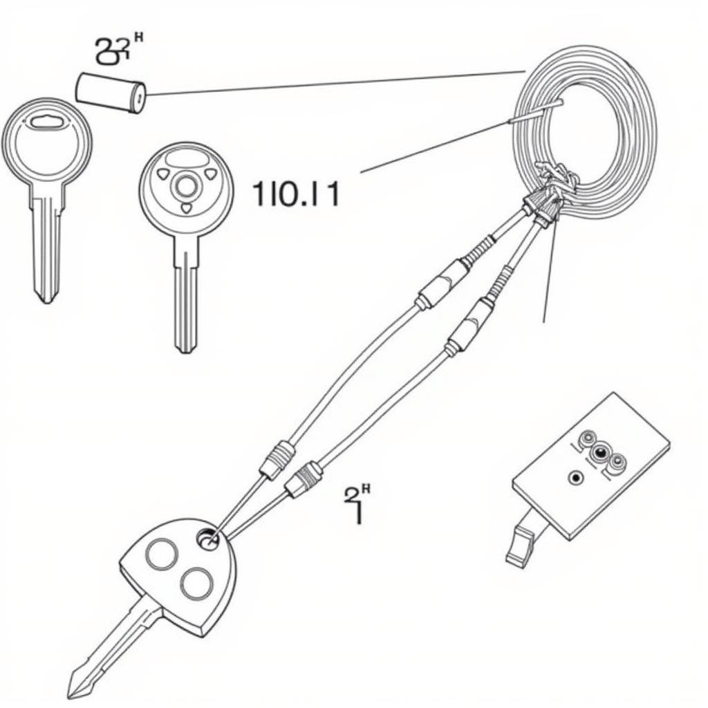 Mercury Cougar Anti-theft System Components