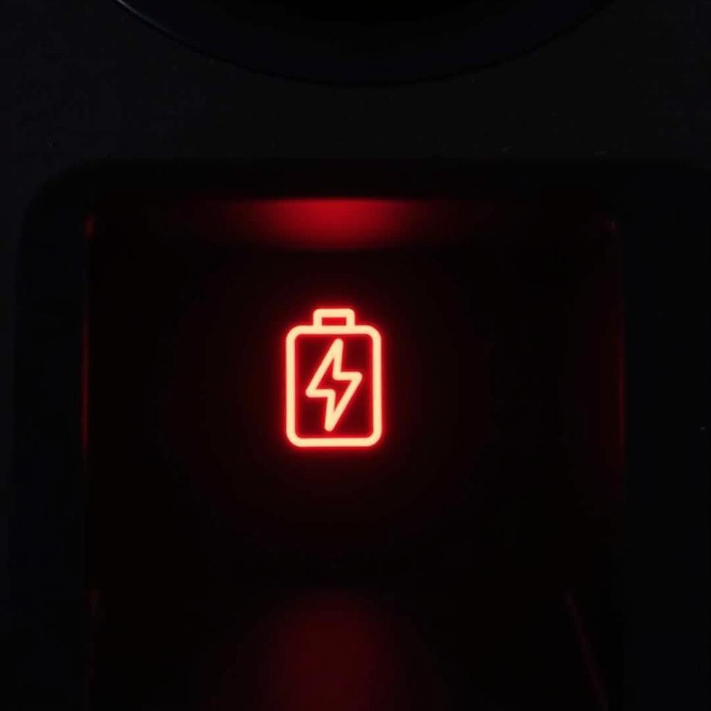 MG3 Battery Warning Light on Dashboard