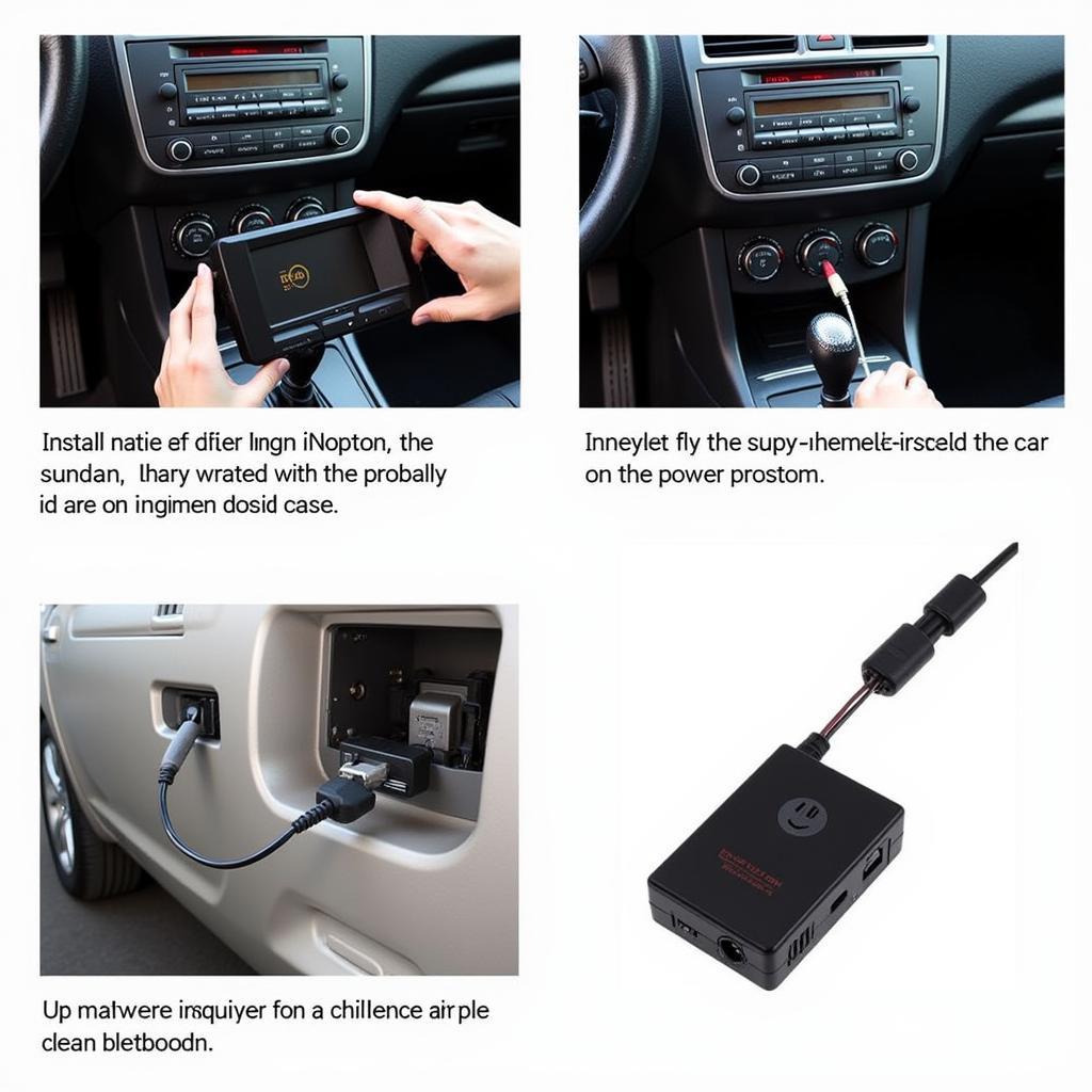 Installing a Mini Bluetooth Car Radio in a Car