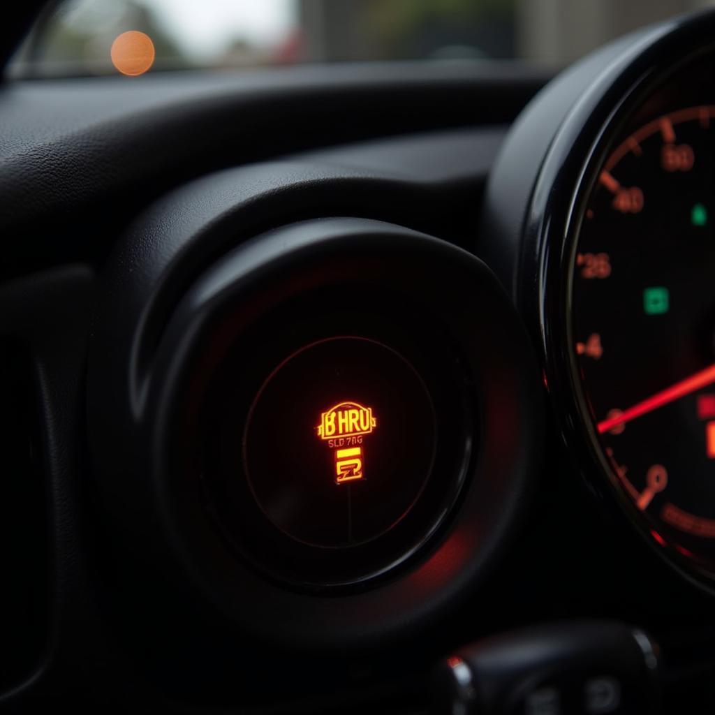 Mini Cooper Brake Warning Light on Dashboard