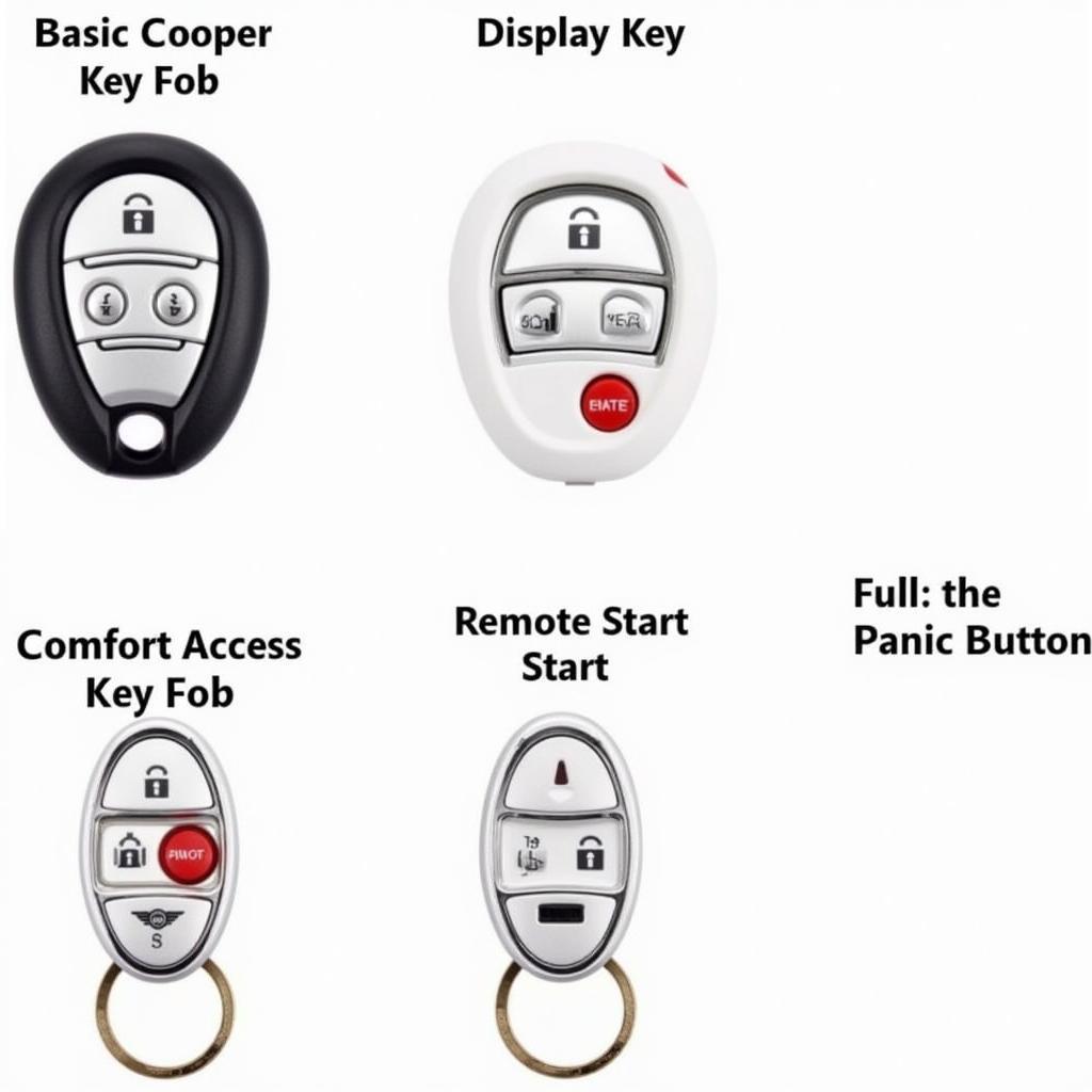 Different Types of Mini Key Fobs