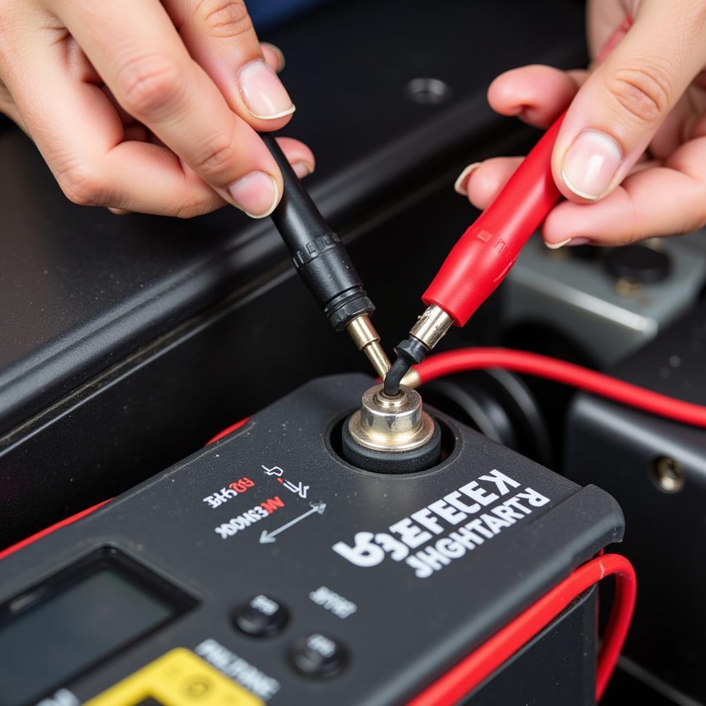 Multimeter Connection for Parasitic Draw Test