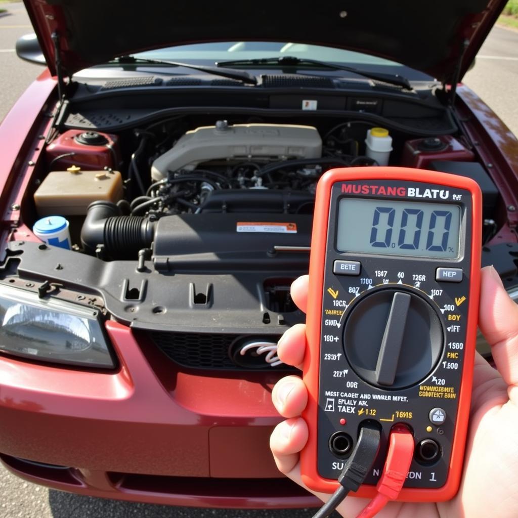 Testing for Parasitic Draw in a Mustang