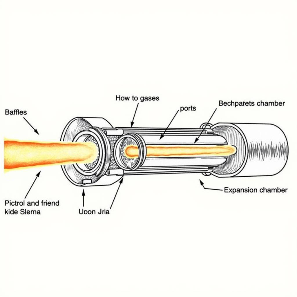 Diagram of a Muzzle Brake