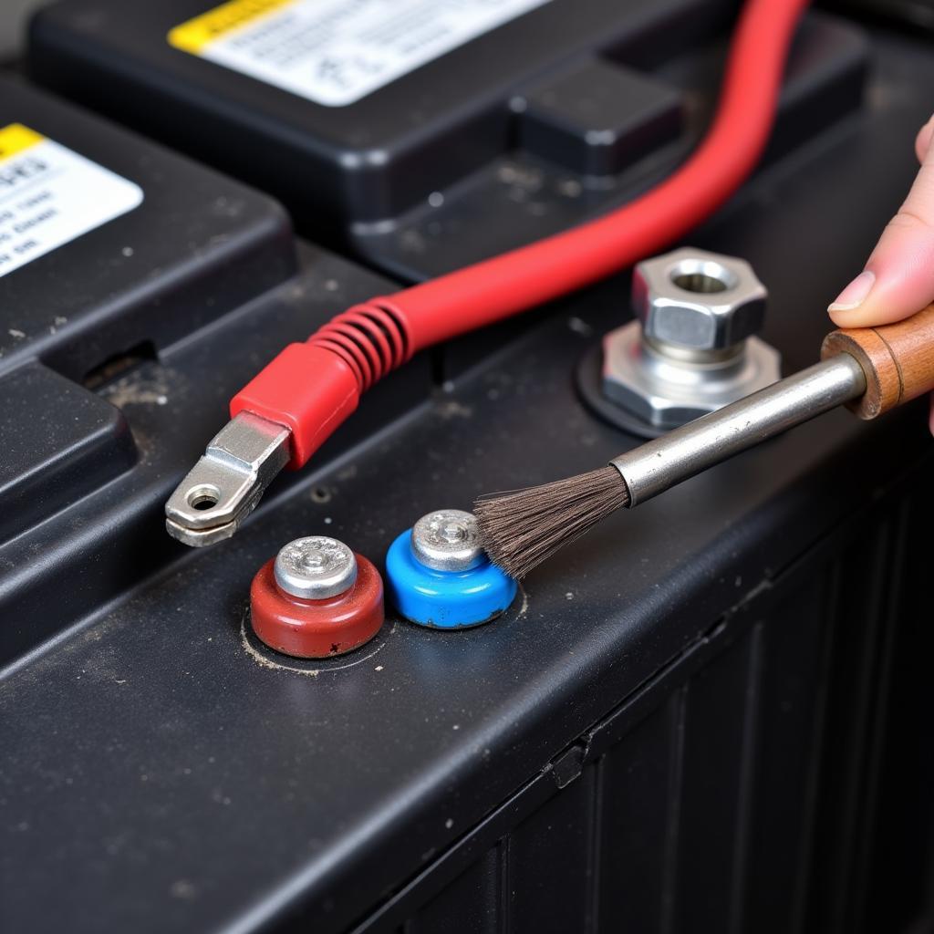 Checking Battery Connections for Corrosion