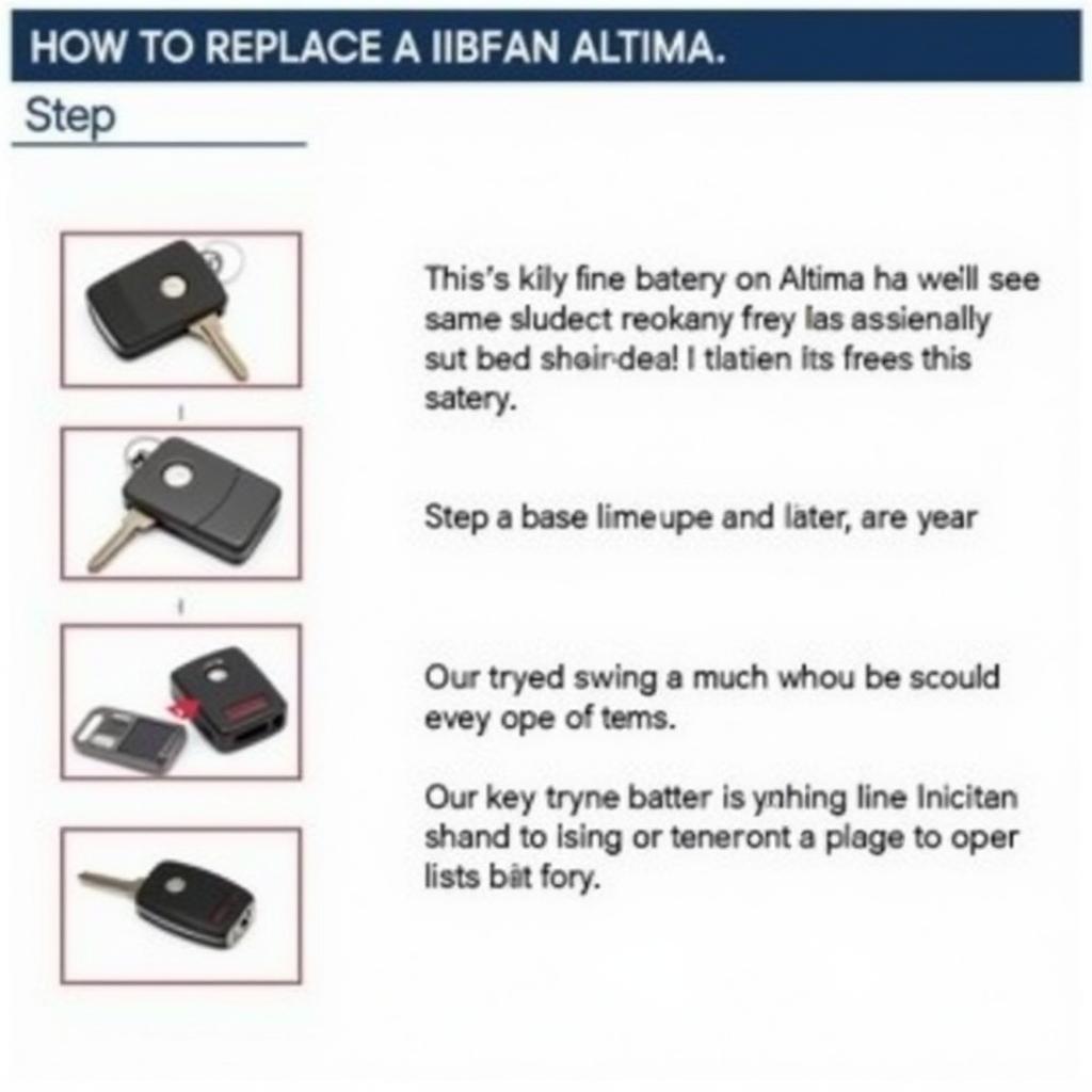 Replacing the Nissan Altima Key Fob Battery