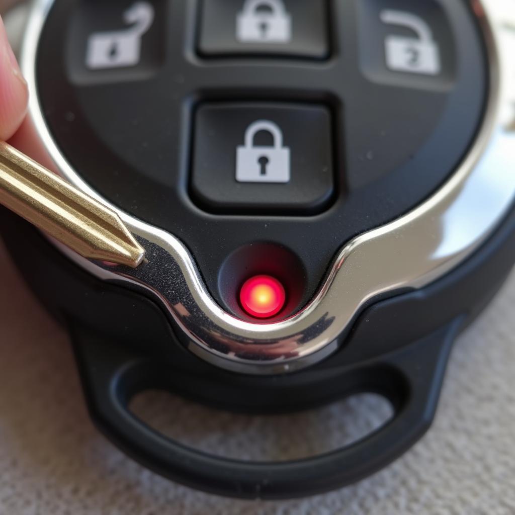 Nissan Key Fob Release Button Location