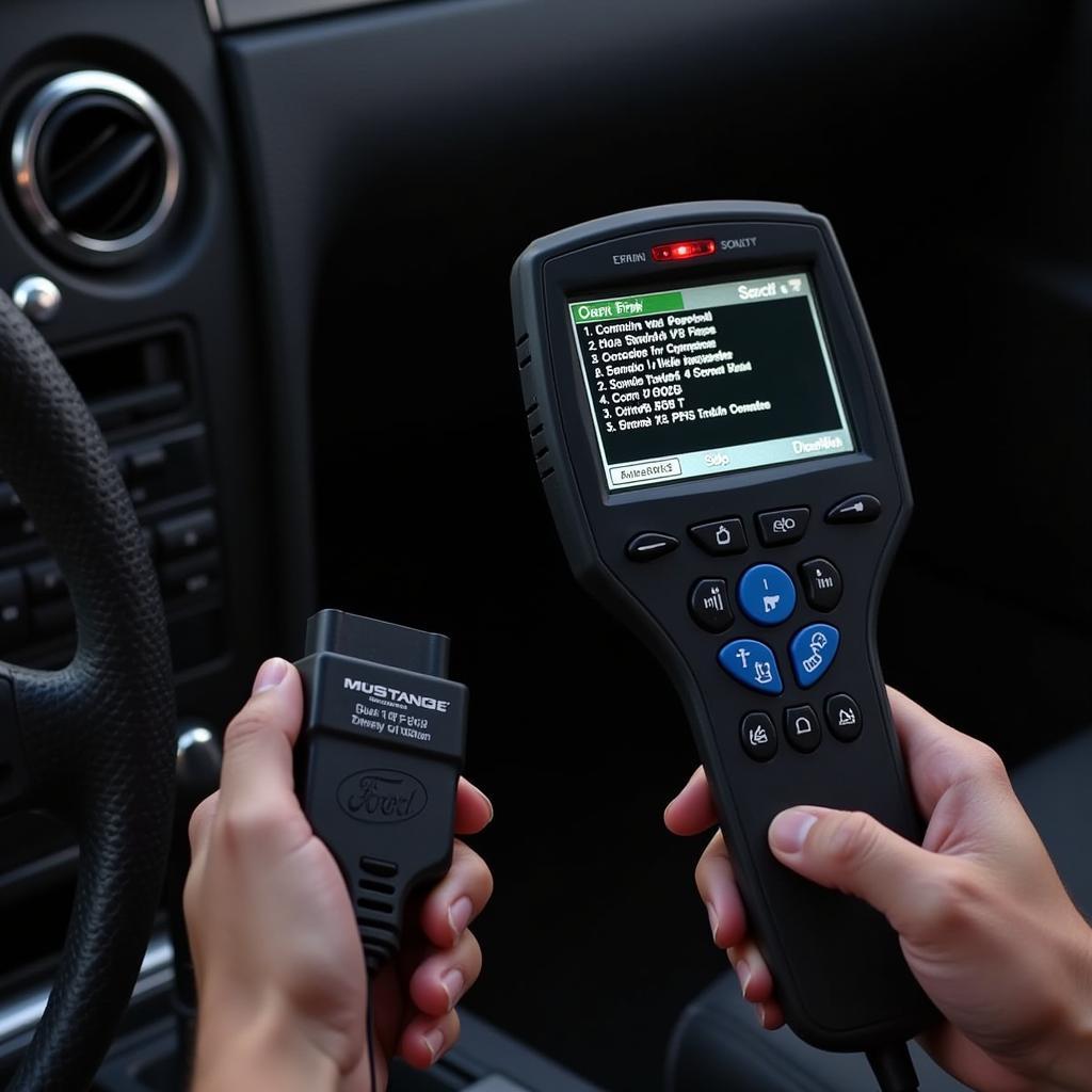 Using an OBD2 Scanner to Diagnose Anti-theft Issues in a 2006 Mustang