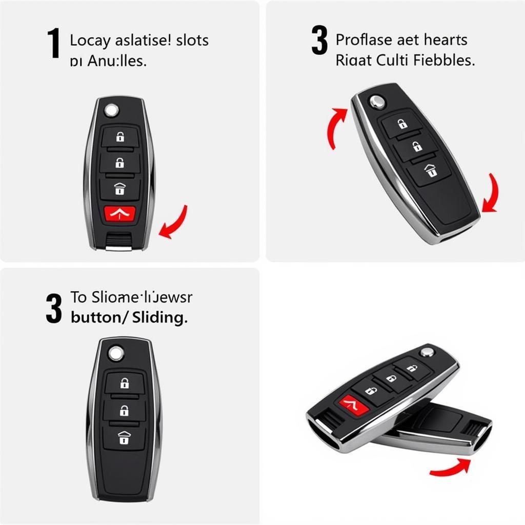 Step-by-step guide to opening an Audi key fob