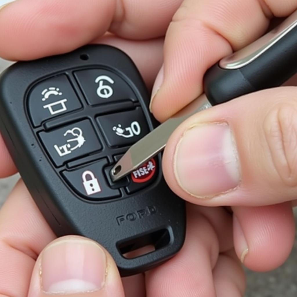 Opening a Ford Key Fob