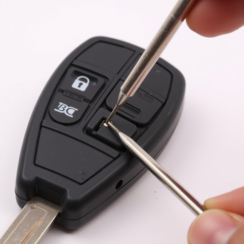 Opening a Jeep Key Fob Without a Release Button