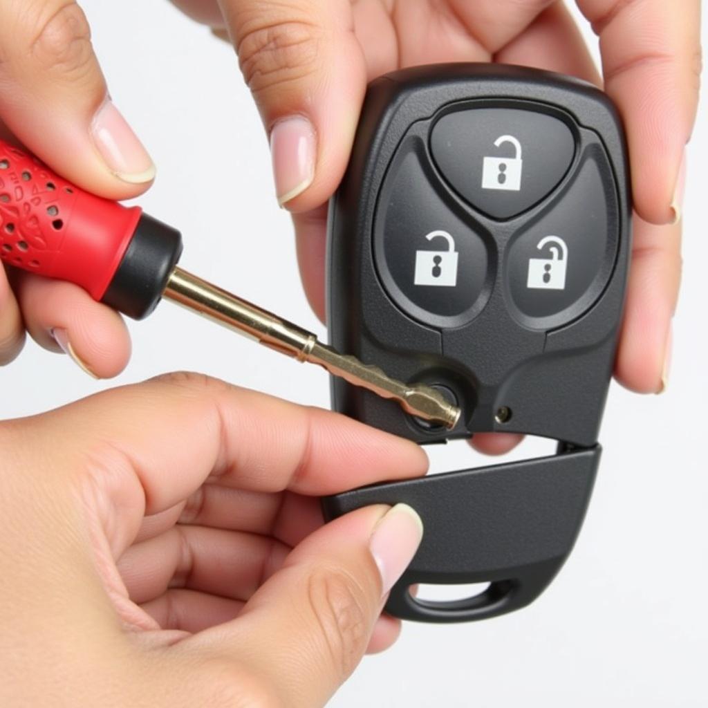 Opening a Toyota Key Fob