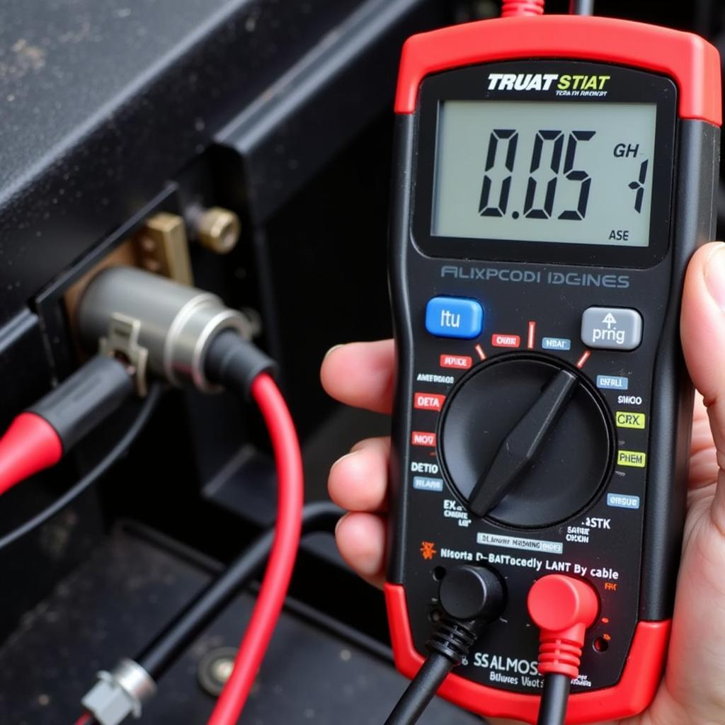 Multimeter Reading Showing Parasitic Drain