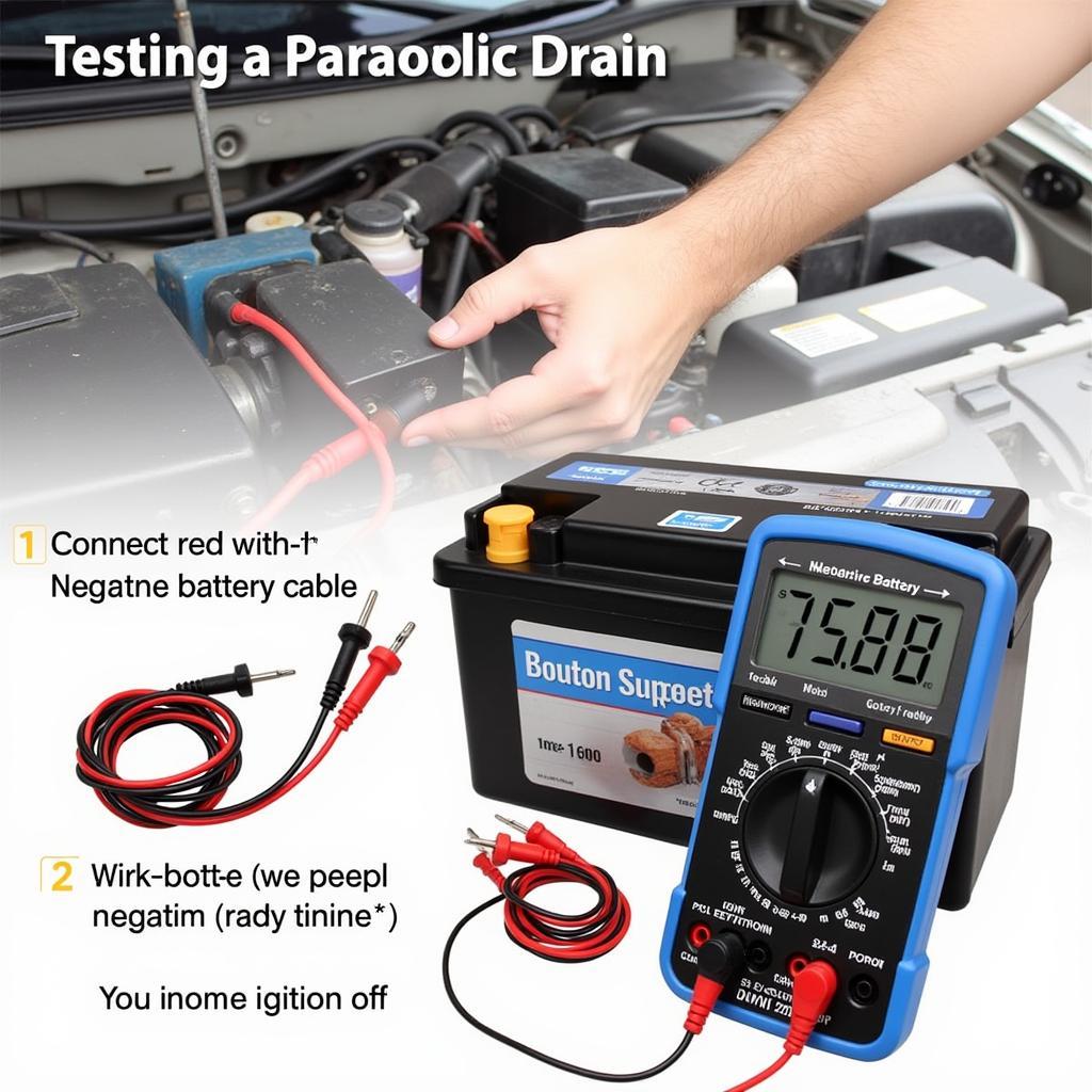 Testing for Parasitic Drain with Multimeter