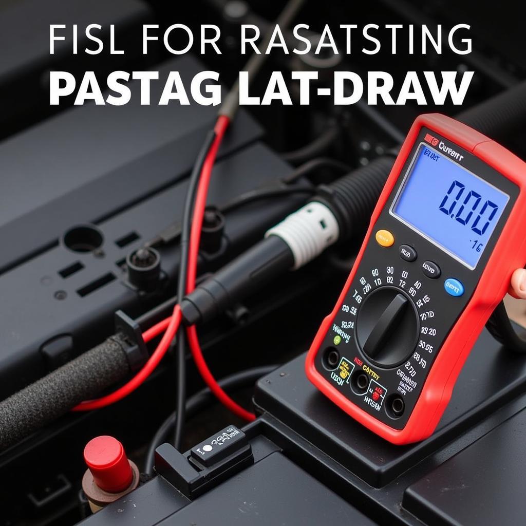 Parasitic Draw Test with Multimeter