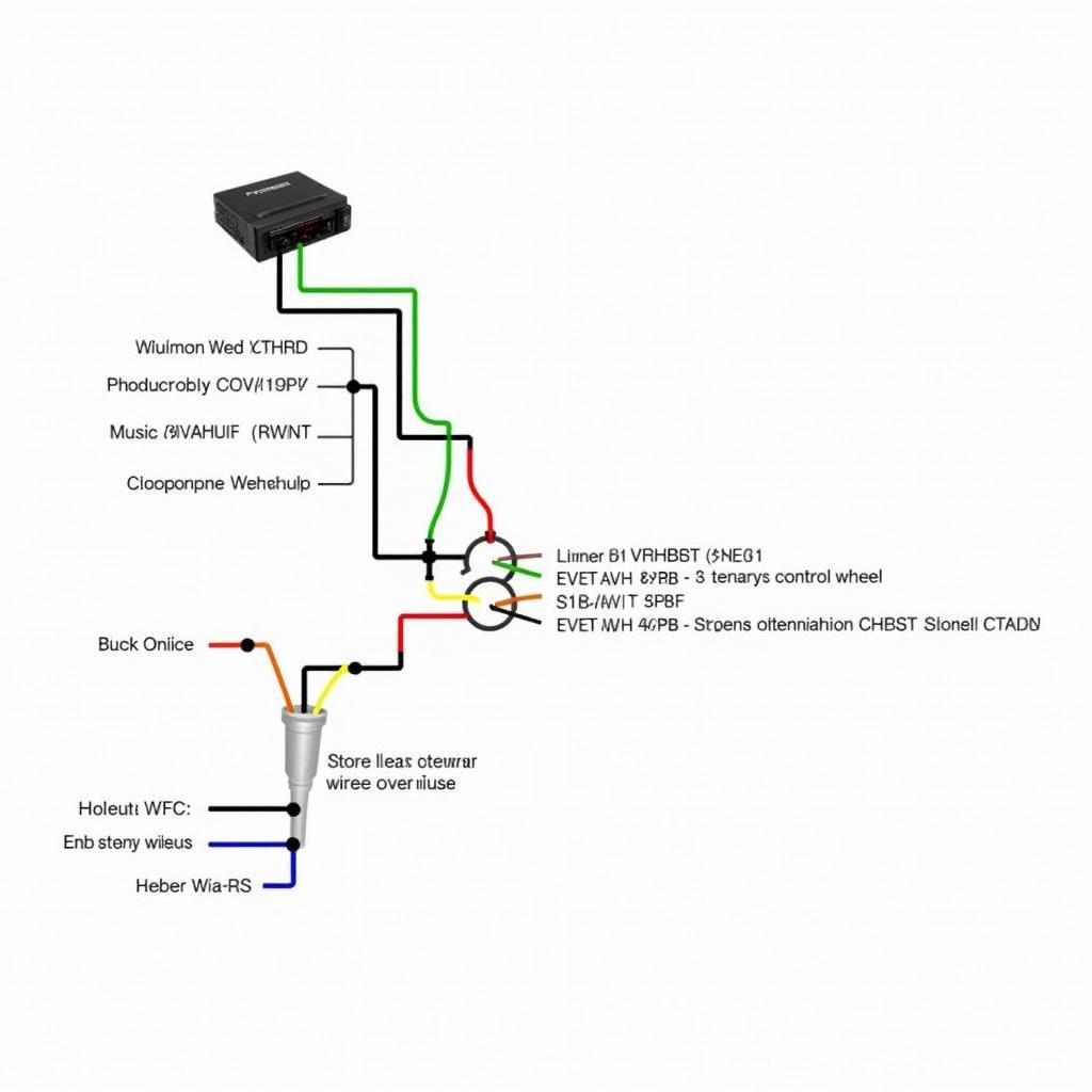 Pioneer AVH-110BT Steering Wheel Control Wiring Diagram