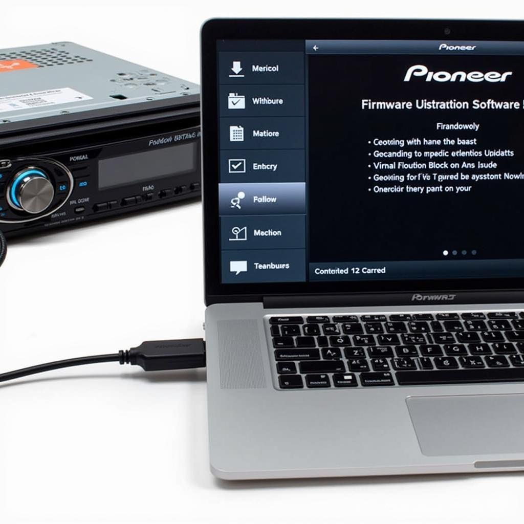 Updating the firmware on a Pioneer car radio