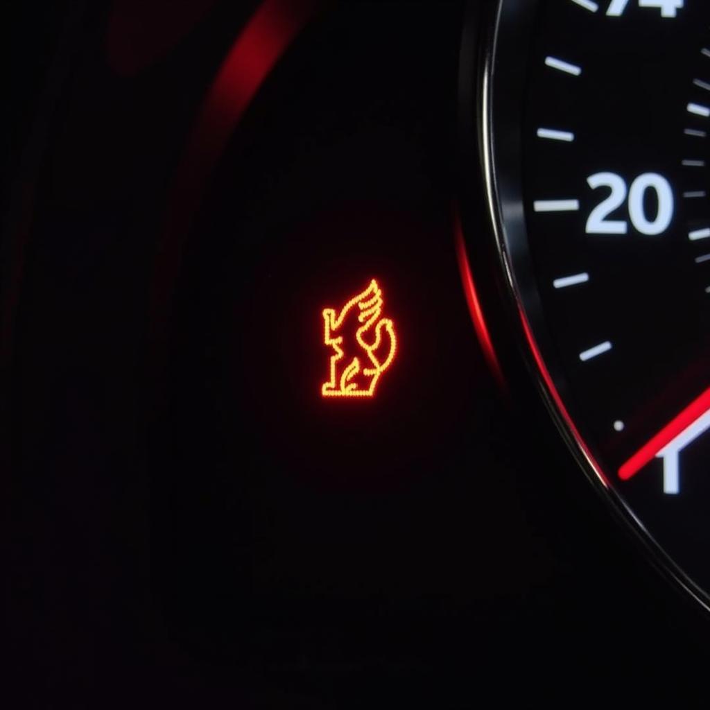 Porsche Cayenne AdBlue Warning Light Display