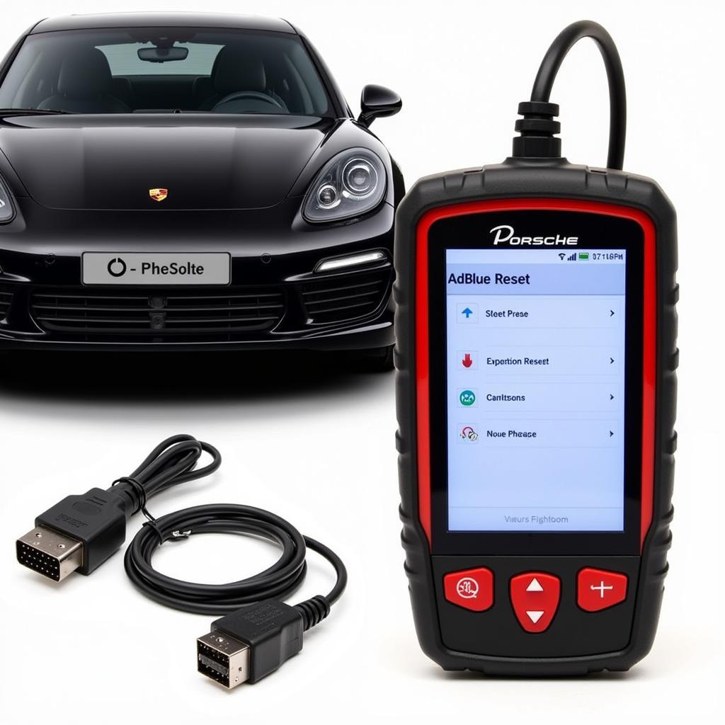 Porsche AdBlue Reset Using a Diagnostic Tool