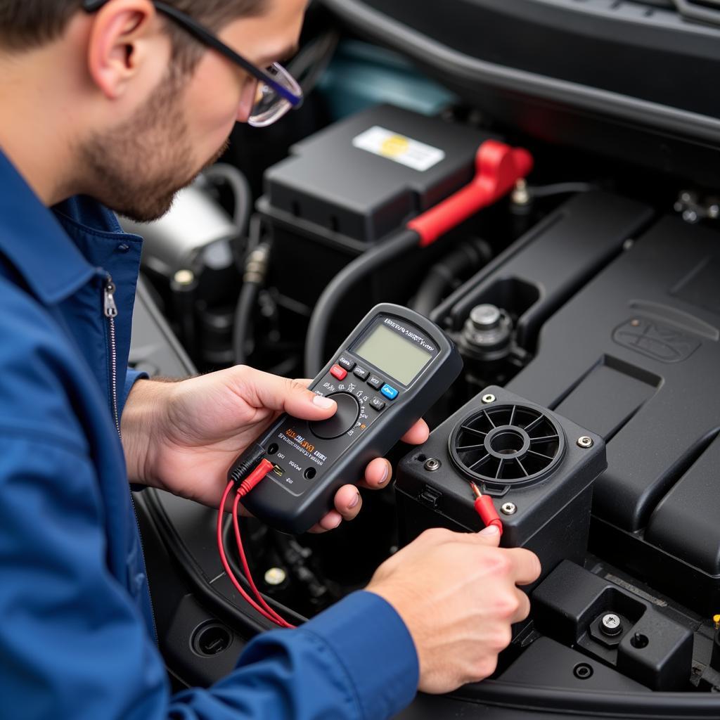 Inspecting the Prius Hybrid Battery Fan