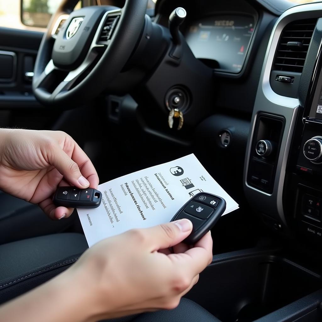 Programming a Ram 1500 Key Fob