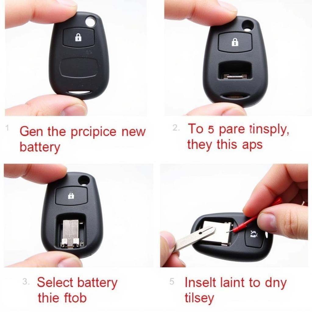 Replacing a RAM Key Fob Battery