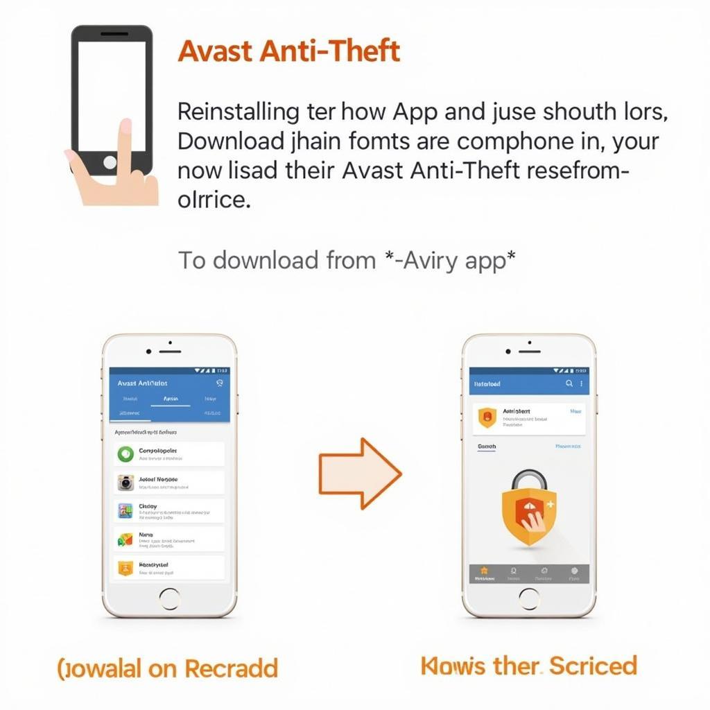 Reinstalling Avast Anti-Theft on a smartphone