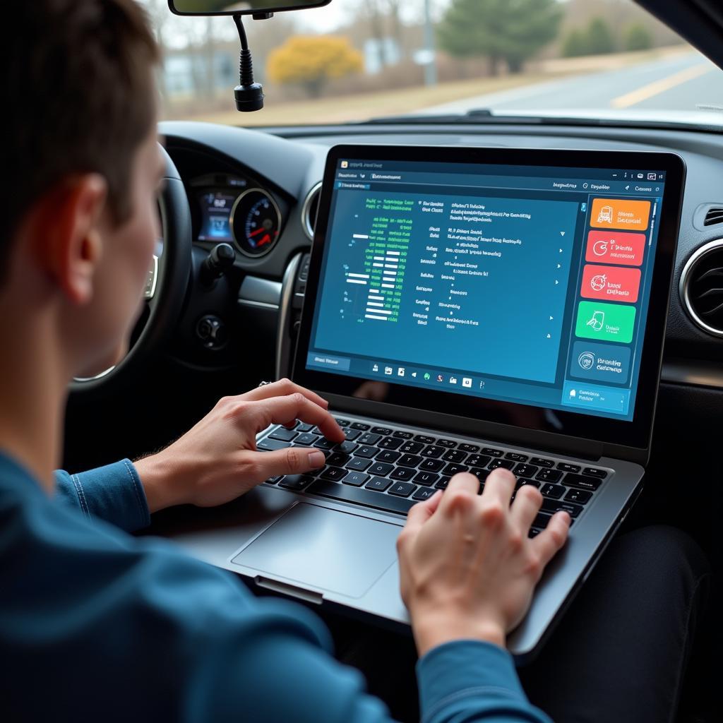 Remote Car Diagnostics Using Software