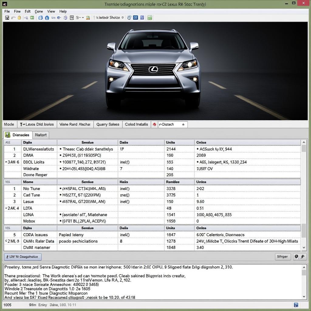 Remote Diagnostics Software Interface