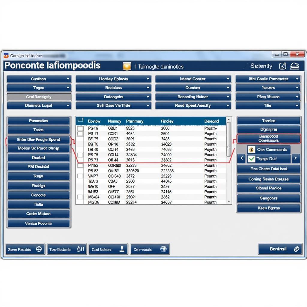 Example of a Remote Diagnostics Software Interface for Automotive Applications