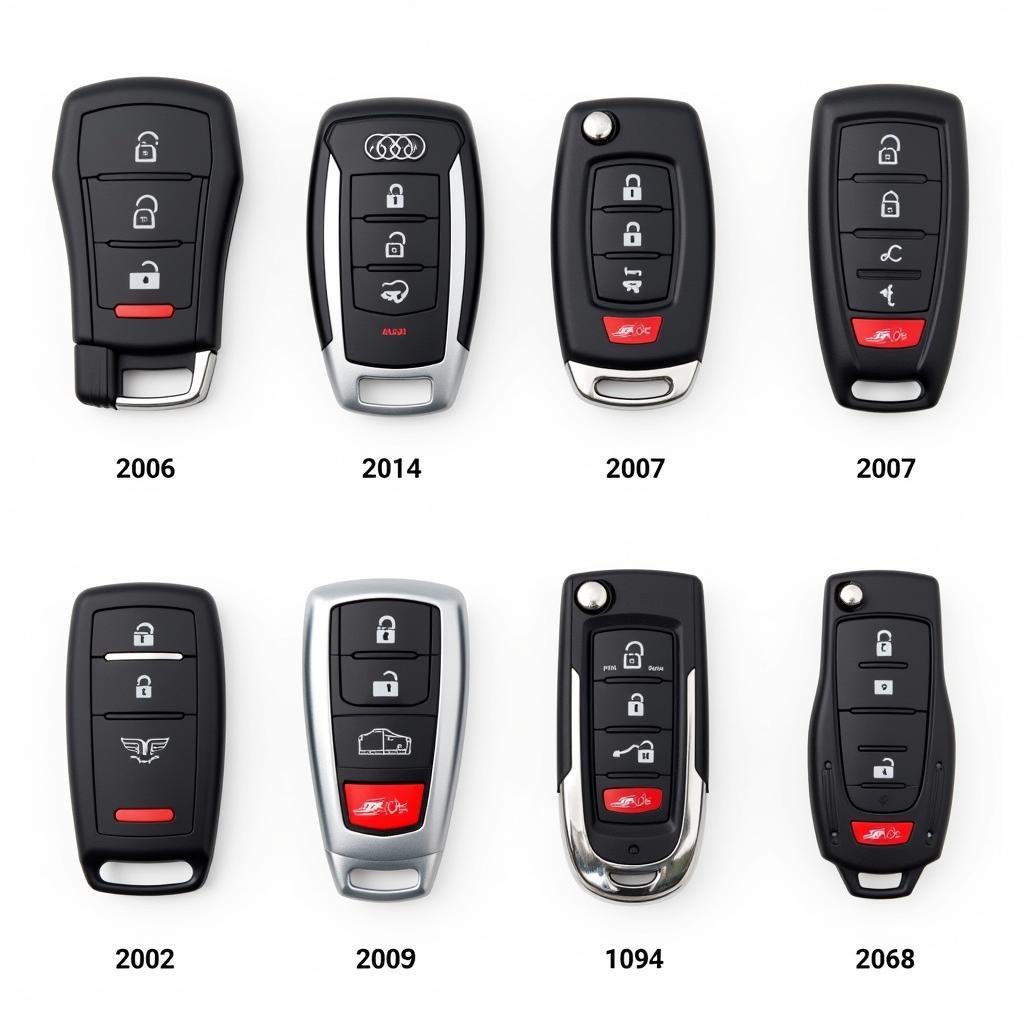 Different Audi Key Fob Types