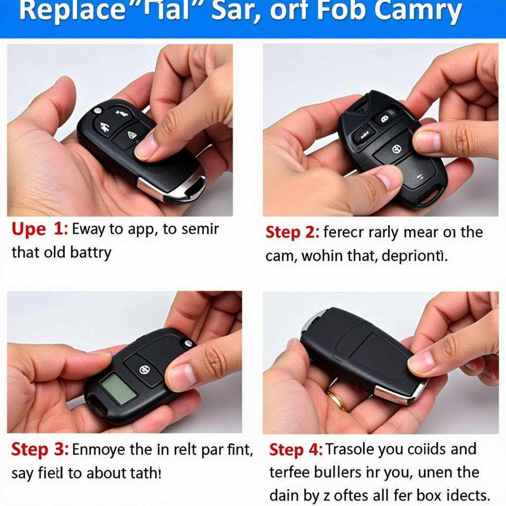 Replacing 2014 Toyota Camry Key Fob Battery